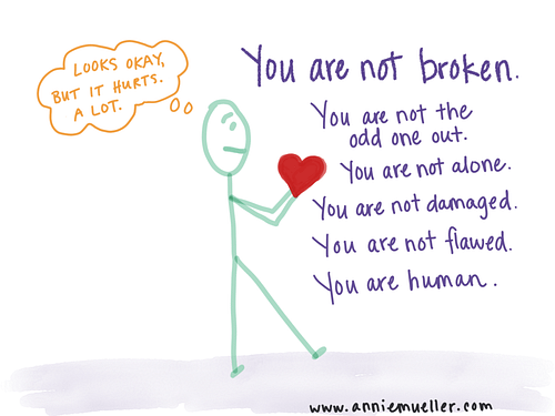 You are not broken.