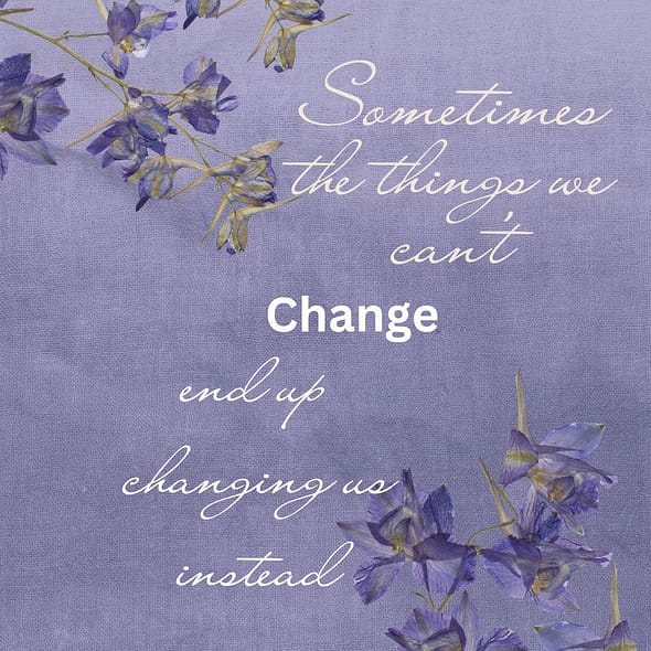 Purple Floral Fabric Quote Animated Social Media Graphic